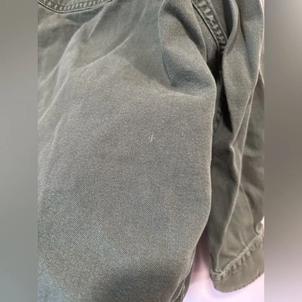 Vintage 90s Levi's Men's Green Button Up 💯 cotton - Picture 4 of 7